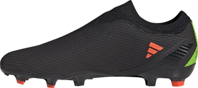 Këpucë futbolli Adidas X Speedportal.3 Laceless FG, pa lidhëse, nr 46 2/3, të zeza portokalli