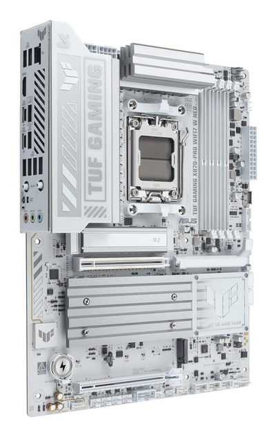 Матична плоча ASUS TUF Gaming X870 PRO WIFI7 W NEO, AMD X870, Socket AM5, ATX, бела