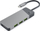 Adapter USB C Green Cell Connect, Hub 3x USB 3.1, HDMI 4K 60Hz, gri