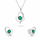 Set Varëse dhe vathë për femra Brilio Silver Hearts SET294WG