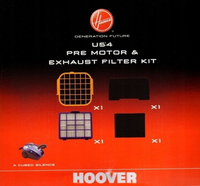 Set filtrash për fshesë me korrent Hoover U54, pre motor dhe dalje ajri, për AC70