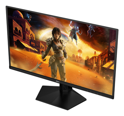 Гејминг монитор AOC G4 Q27G41ZDF, 26.5\", QHD QD OLED, црн со црвена боја