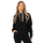 Bluzë me kapuç Justhype Drawcord Hoodie NXTWOM3017, pambuk poliester, e zezë