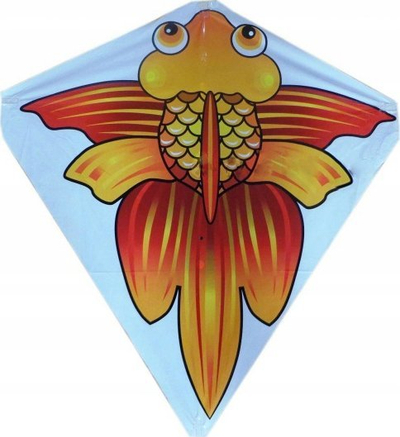 Fluturakë Pisarek KITE MIX PATTERN 61x66, me kafshë, shumëngjyrësh