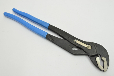 Pincë rregulluese për tuba Jobi X7057, 250mm, doreza që s'rrëshqasin, blu