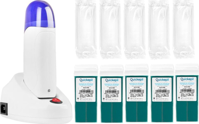 Set depilimi Mono 5.5, ngrohës dylli 40W, dyll azulene, bardhë