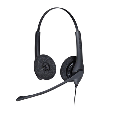 Kufje Jabra BIZ 1500 Duo QD, Bluetooth, të zeza