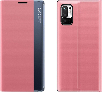 Kllëf telefoni Hurtel New Sleep, Xiaomi Redmi Note 11 11S, me flap, bëhet stand, rozë
