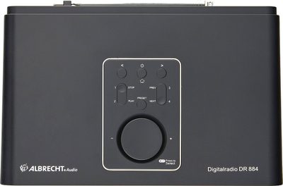 Radio hibride Albrecht DR 884, Internet Radio DAB+ FM, e zezë