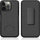 Mbështjellëse telefoni Holster Shield për iPhone 11, polikarbonat, me kapse dhe mbajtëse tavoline, e zezë