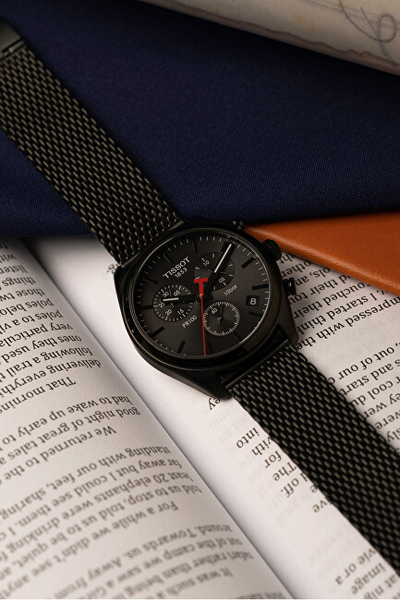 Orë për meshkuj Tissot T101.417.33.051.00, e zezë