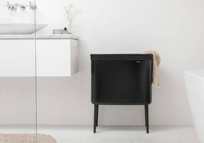 Кошница за алишта Brabantia, 60 L, црна