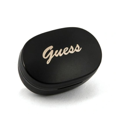 Kufje Bluetooth Guess GUTWST30BK TWS, me kuti karikimi, të zeza