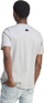 Маица adidas FI MET Tee M II3467, памук, големо лого, светло сива