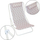 Шезлонг плажа XQMax Folding Beach Lounger, со потпорен перниче, преклоплив, многуобоен