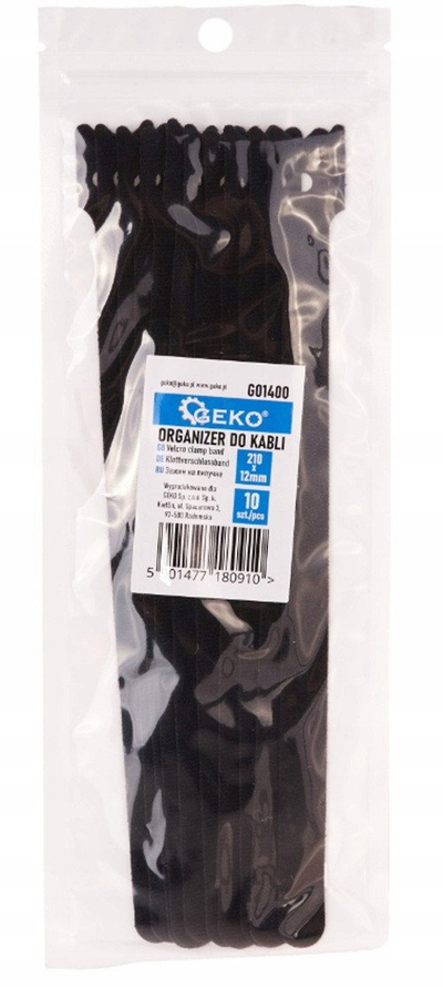 Shirit lidhës Velcro, 5m, 10mm, ngjyrë e zezë