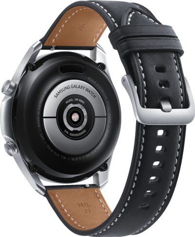 Orë e mençur Samsung Galaxy Watch 3, 45 mm BT, e argjendtë mistike/ zezë
