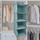 Organizues varëse ORDINETT 126836001, 4 rafte, 30x30x80 cm, mente