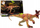 Figurë koleksionuese LEAN Toys Dinosaur Dilophosaurus, 1 copë, e kuqe