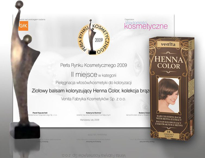 Balsam ngjyrues për flokë Venita Herbal Balms Henna Color 7 Copper, 75ml, bakër