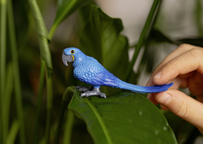 Figurinë lodër Schleich Wild Life Hyacinth Macaw, për fëmijë 3+, blu