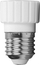 Adapter për llambë Virone LH/E27/GU10-13, nga E27 në GU10, 230V, i bardhë