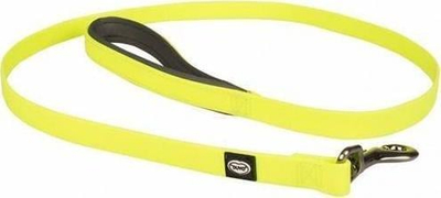 Litar qeni Duvo+ Neon PVC, L, 100cm, 25mm, i verdhë