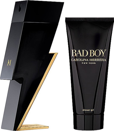 Set Carolina Herrera Bad Boy Eau de Toilette, 100 ml + xhel dushi, 100 ml