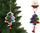 Ornament pemë Krishtlindjesh Lean Sport Sequin and Bell, me zile, shumëngjyrësh