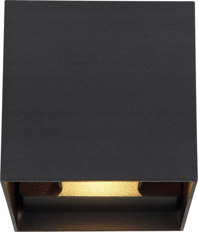 Lampë muri për oborr Globo Veronika 34168B, LED 3W, 3000K IP54, e zezë