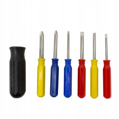 Set tournevidash WMC Tools Mini, 7 copë, çelik Cr V