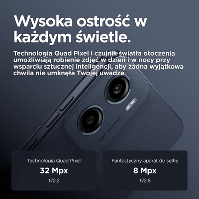 Телефон Motorola Moto E15, 6.67", 2/64GB, Сина боја Деним