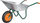 Тркало за количка GardenLine 26 cm, 260x85 3.00/4, капацитет 200 kg, црно