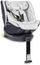 Sendele makine për kalamaj Caretero Lumi i-Size, rrotullohet 360°, ISOFIX, gri e çelët