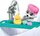 Kukull Steffi Love Simba Bath Fun, 29 cm, set me vaskë, rozë