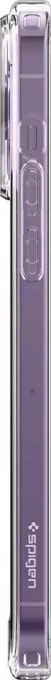 Mbrojtëse telefoni Spigen Ultra Hybrid MagFit për iPhone 14 Pro, transparente, lejla Deep Purple