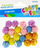Set pompome dekorative Craft with Fun Cashmere Mix, 20 copë, shumëngjyrëshe pastel