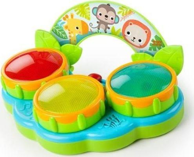 Играчка за активности Bright Starts Safari Beats, музичка, со светла, во повеќе бои