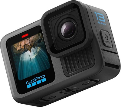 Kamerë aksion GoPro Hero 13, 5.3K, që s’e ha uji, e zezë