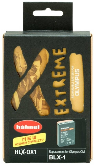 Bateri për kamerë Hahnel HLX-OX1 Extreme, 2000mAh, për Olympus BLX-1 në vend të origjinalit