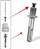 Adapter SDS Plus Dedra, 1/2" 20UNF, metalik