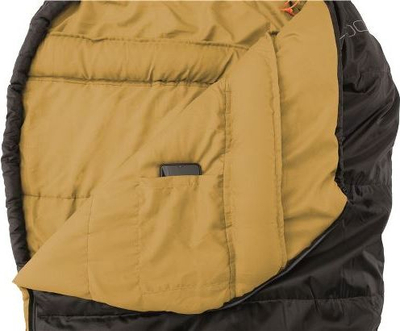 Thes fjetje Easy Camp Orbit 200, formë mummy, i zi