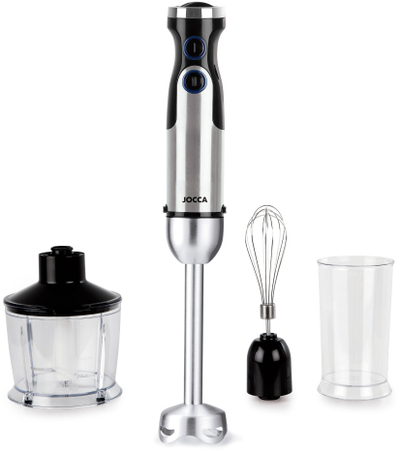 Blender dore Jocca, 1200W, 6 shpejtësi Turbo, inox argjendtë