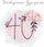 Kartolinë urimi Clear Creation Swarovski Square Card CL4540, 40 vjeç, me letër shoqëruese