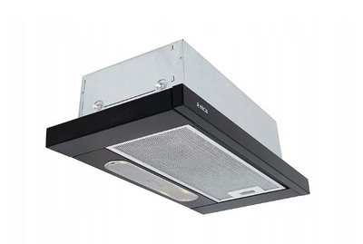Aspirator i integruar Elica Elite 14 LUX, 60cm, teleskopik, i zi