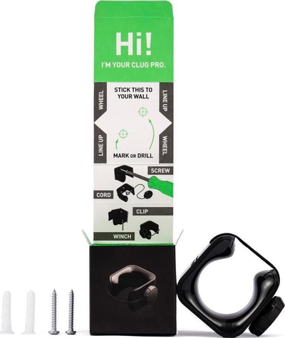 Mbajtës muri për biçikletë Hornit Clug Pro Hybrid, deri 30 kg, i zi