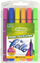 Set markera brush Cricco, 12 ngjyra, me stilolaps konturi të zi