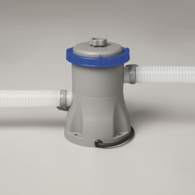 Pishinë me kornizë çeliku Bestway Steel Pro 56424, drejtkëndëshe, me pompë filtri, blu