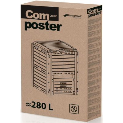 Kompostier Prosperplast Compogreen Woody, 280L, ngjyrë antracit