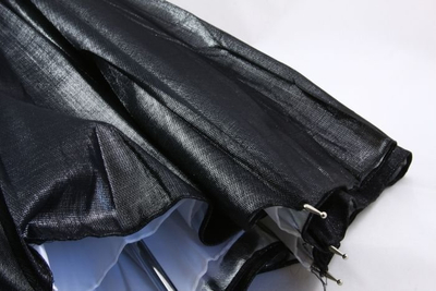 Çadër difuzer reflektuese Massa SB4456, 110 cm, 2n1, e bardhë argjendi